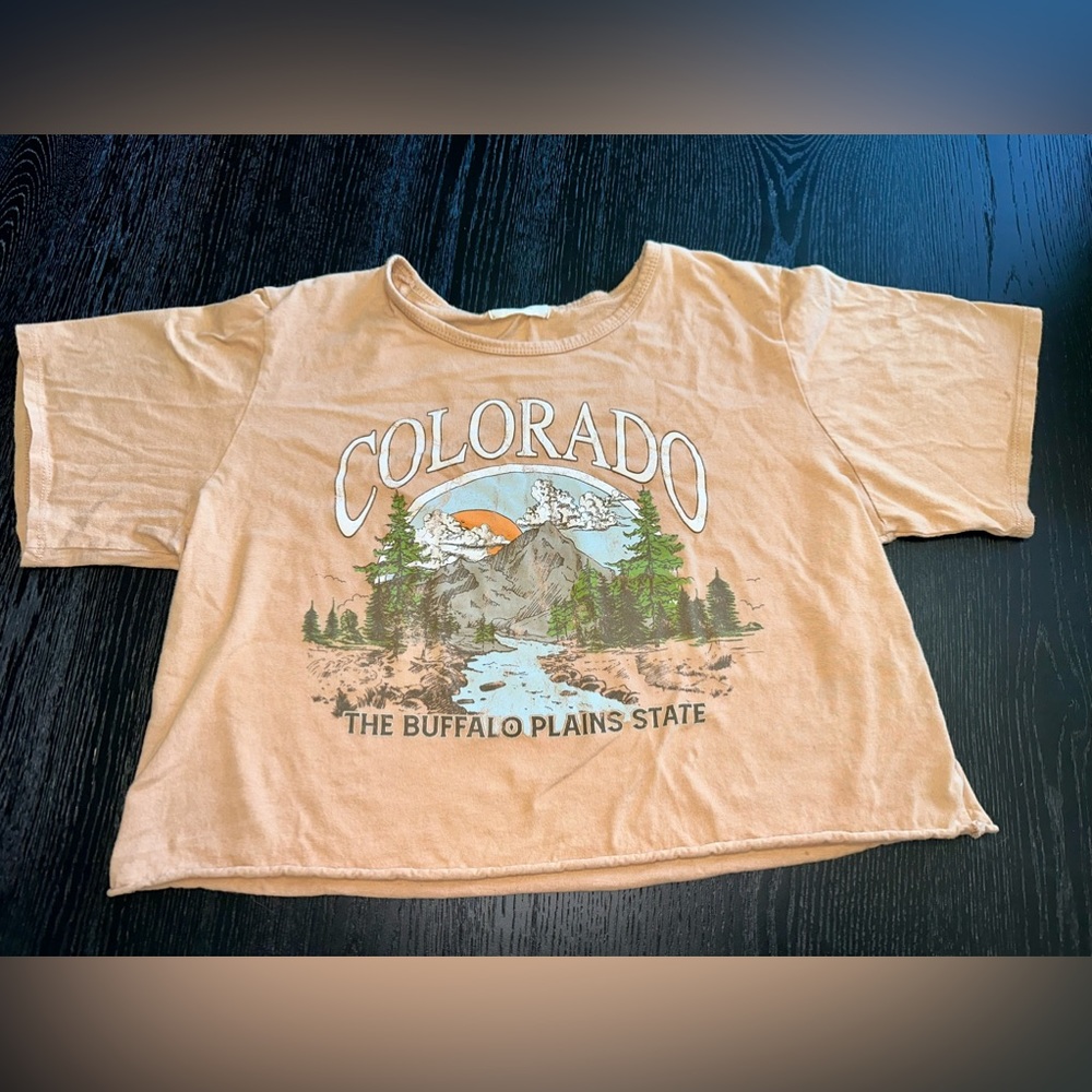 Colorado Buffalo Plains Cropped Shirt Large